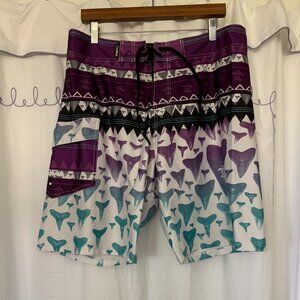 Da Hui Surf Trunks Board Shorts Swim Trunks 18"